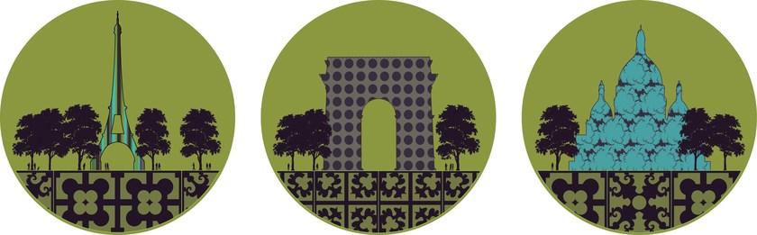 CONCEPTUWALL Клейкое оформление на флизелиновой бумаге Paris sun-id-1442378 - Вид №6