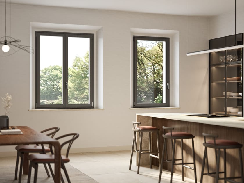 Окно из ПВХ с тройным остеклением Oknoplast ARCH-00106894