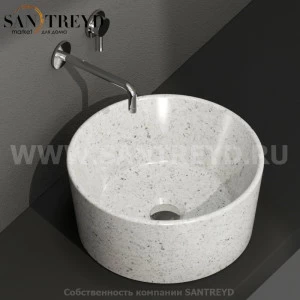 FO035GG Накладная раковина на столешницу  круглая Ceramica Globo