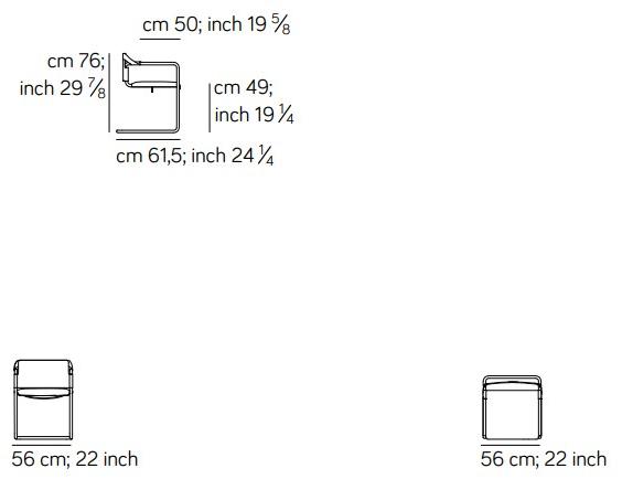 AMURA Консольное кожаное кресло с подлокотниками  Am016.010  - Вид №6