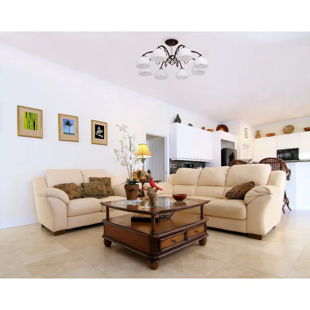 Люстра Блеск 8xE27x60 Вт De Markt STLM-2075003 - Вид №9