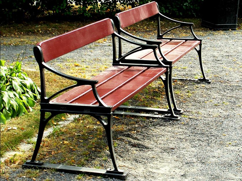 Nola Industrier Скамейка из дерева с подлокотниками sun-id-1424378 - Вид №2