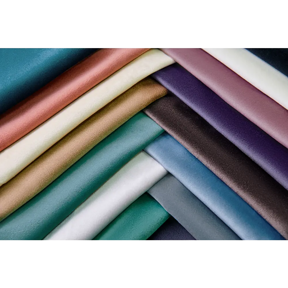 Ткань бархат 150 см цвет сиреневый ТОРГОВЫЙ ДОМ ТЕКСТИЛЬ STLM-2024185 - Вид №2