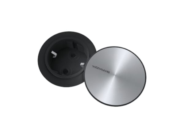 Одиночная электрическая розетка schuko из нержавеющей стали Barazza 1PSS ARCH-00153171