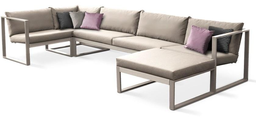 FueraDentro Подставка для ног / садовый пуф из batyline® Cima lounge sun-id-1502802 - Вид №2