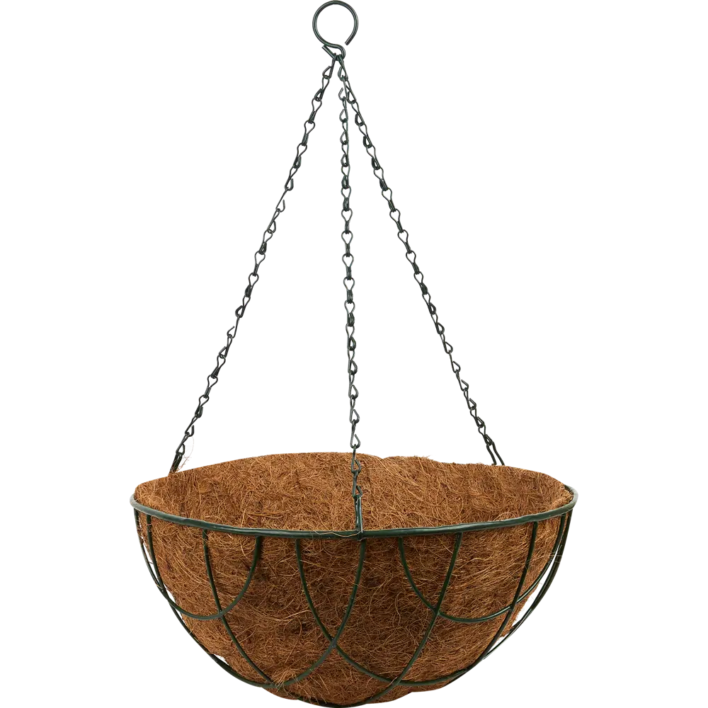 GARDEN SHOW Кашпо с кокосовым вкладышем для живых растений 83665715 STLM-0043191