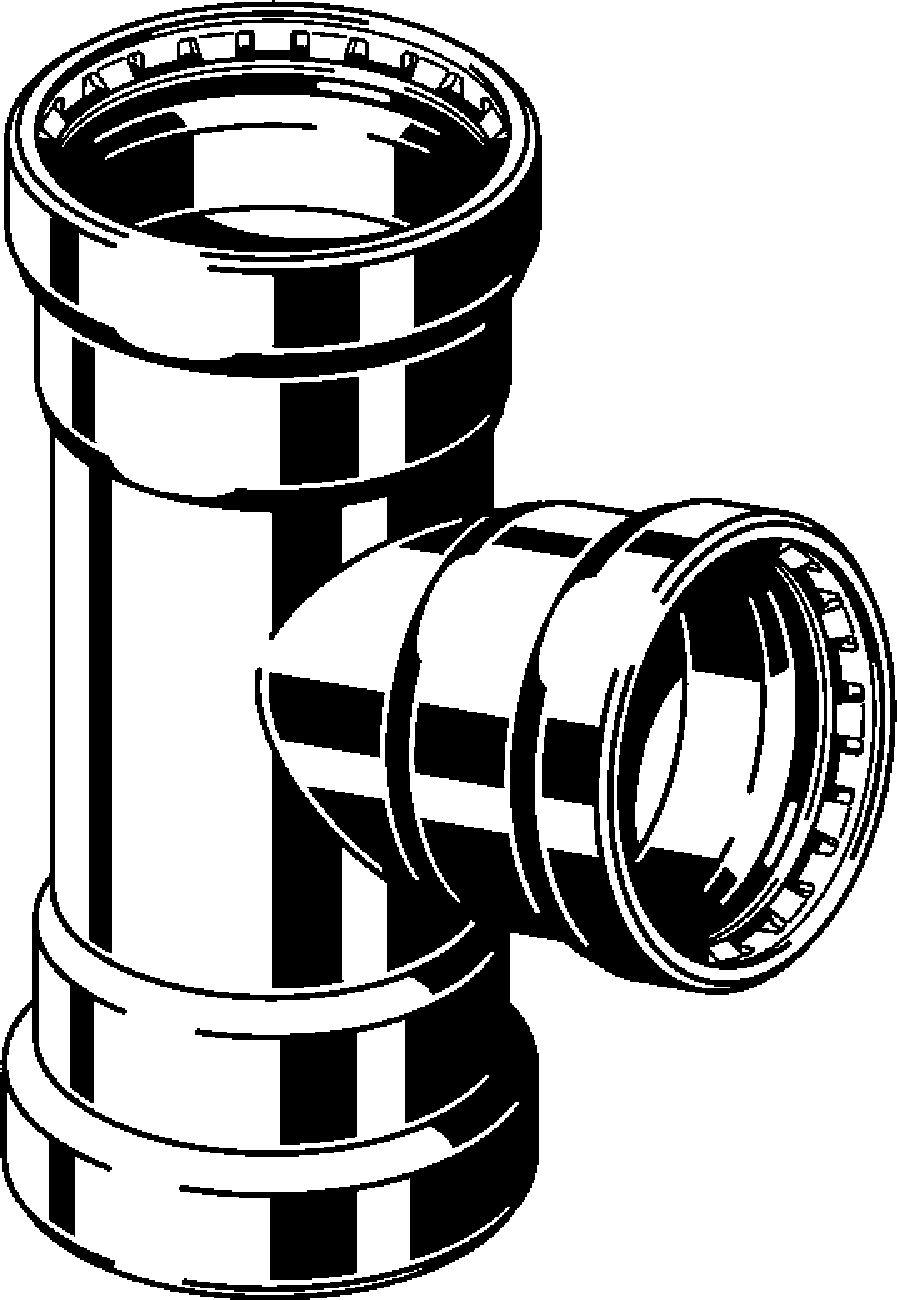 Viega Тройник Megapress S XL 4218XL (751531) 751 531 - Вид №1