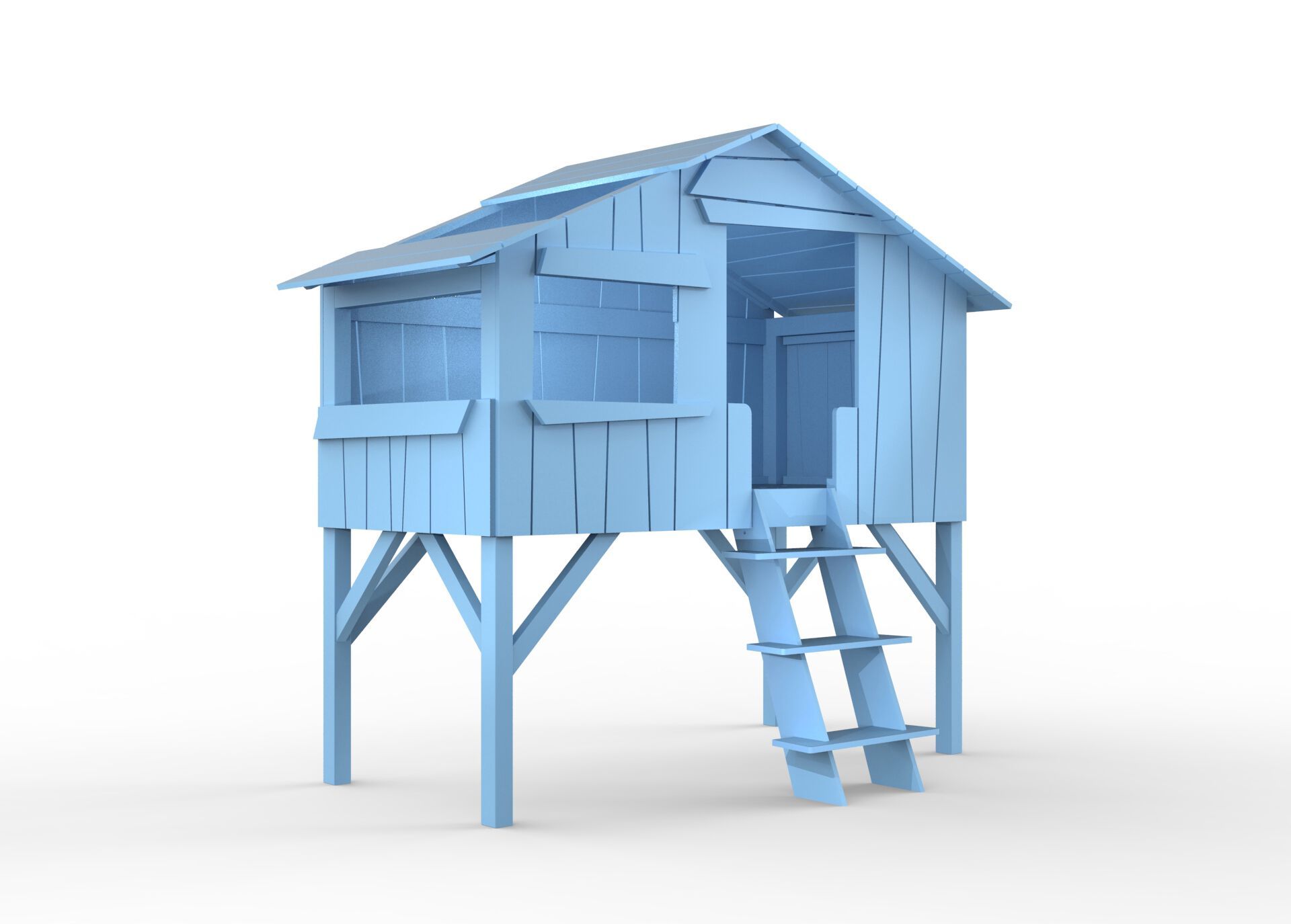 Односпальная кровать из МДФ Mathy by Bols КРОВАТИ И ГОРКИ ДЛЯ ДОМИКОВ НА ДЕРЕВЕ ARCH-00136891 - Вид №30