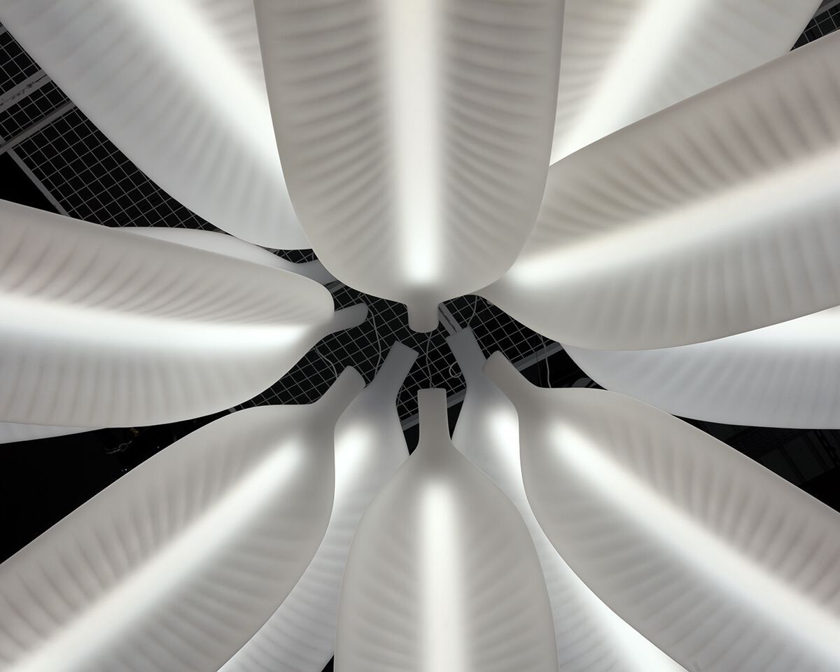 Светодиодный подвесной светильник из полиэтилена SLIDE банановый лист ARCH-00051671 - Вид №8