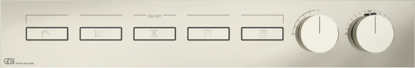 Смеситель для душа 63018 720 Gessi Hi-fi НИКЕЛЬ PVD