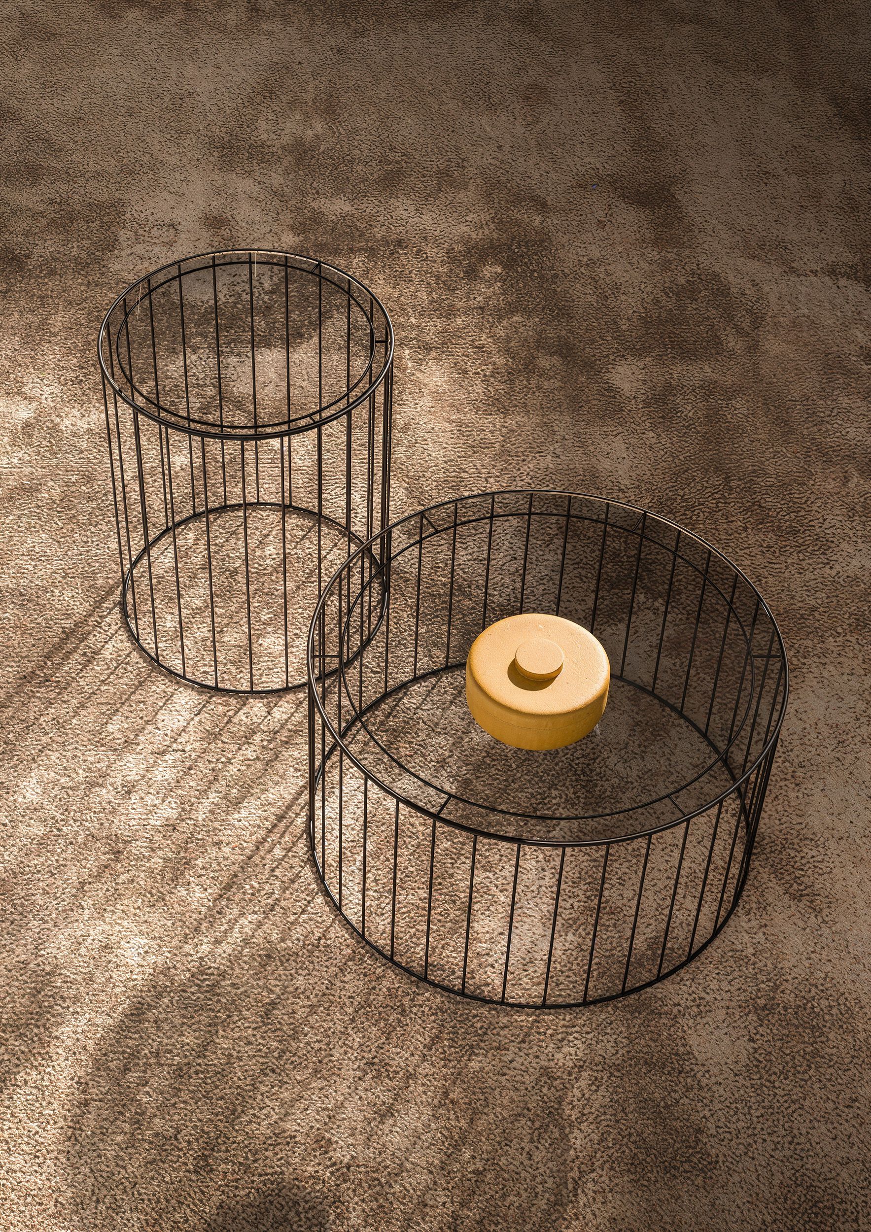 Журнальный столик из железа и стекла Pipedesign Glass ARCH-00070484 - Вид №2