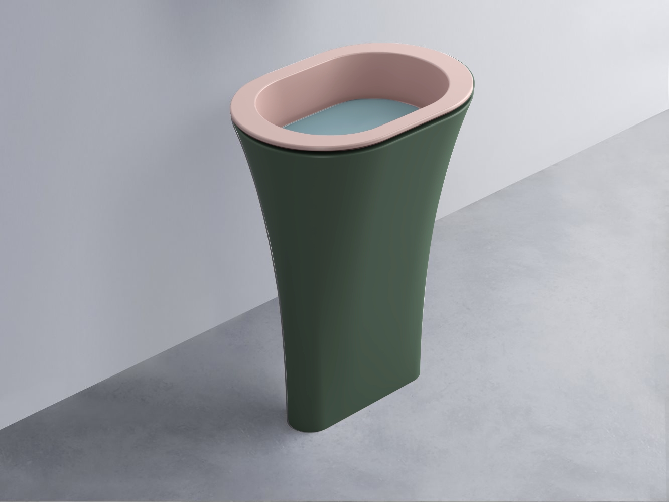 AMLA65-CP+AMPILO-PL+AMCOLO-MU Раковина Amedeo Ovale отдельностоящая cielo Enjoy + Amedeo Ceramica Cielo