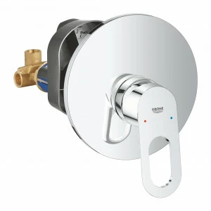 Смеситель для душа GROHE BauLoop (внешняя и встраиваемая части), хром (29080000)