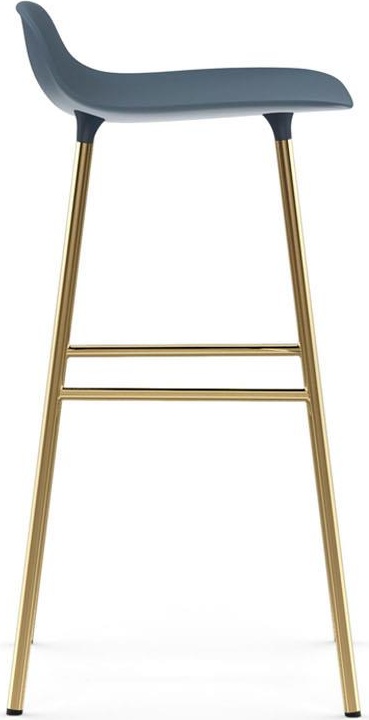 1400939 Barstool 75 cm Brass Blue Normann Copenhagen Form - Вид №2