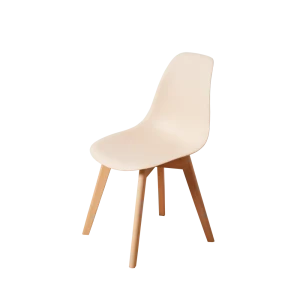 91988808 Кухонный стул Derstuhl Grand wood 45x81x45 см полипропилен цвет бежевый STLM-1429137
