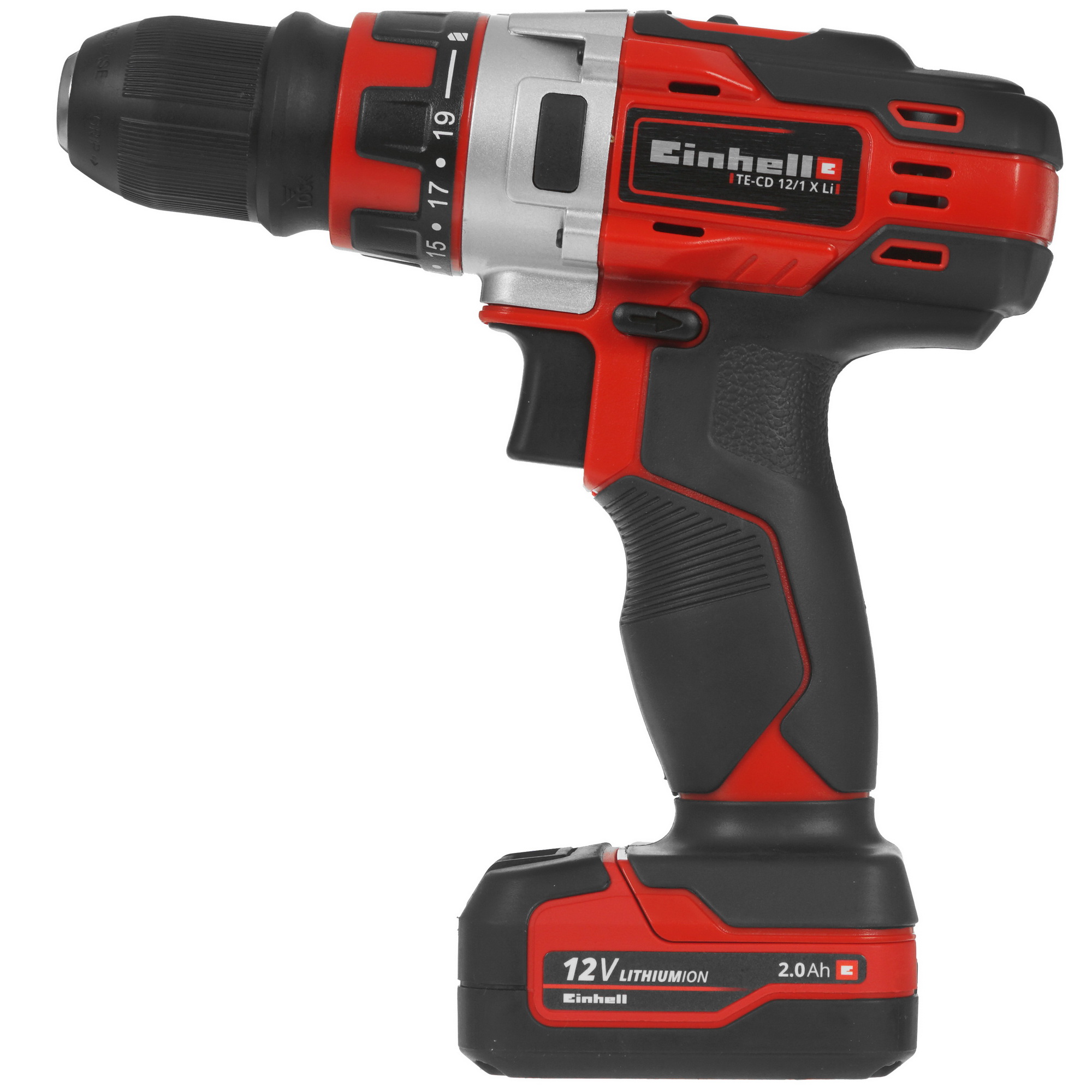 Дрель-шуруповерт Einhell TE-CD 12/1 X-Li 1x2.0 Ah 5346582 STDN-0082607