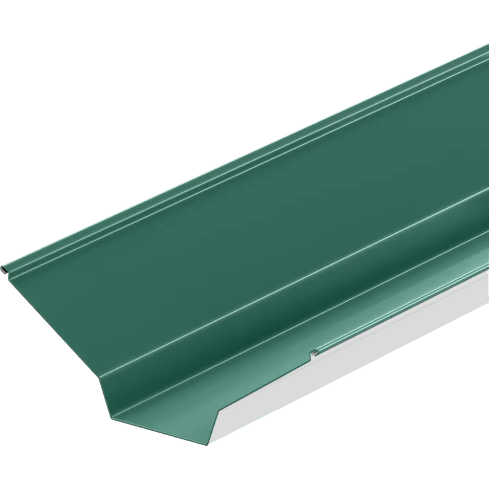 Ендова верхняя 115x30x115 мм 2 м RAL 6005 0.4 мм зеленый ВЕГА STLM-2132248