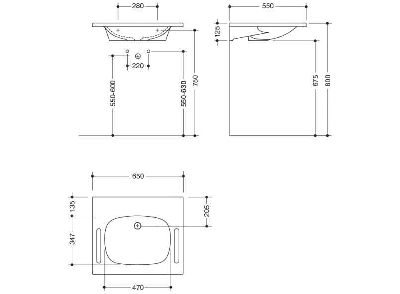M40.11.500 суета сует HEWI Waschtische  - Вид №3