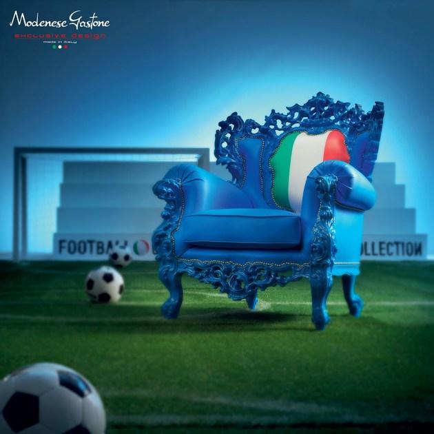 Modenese Gastone Кресло с подлокотниками Football Art. 10 - Вид №1