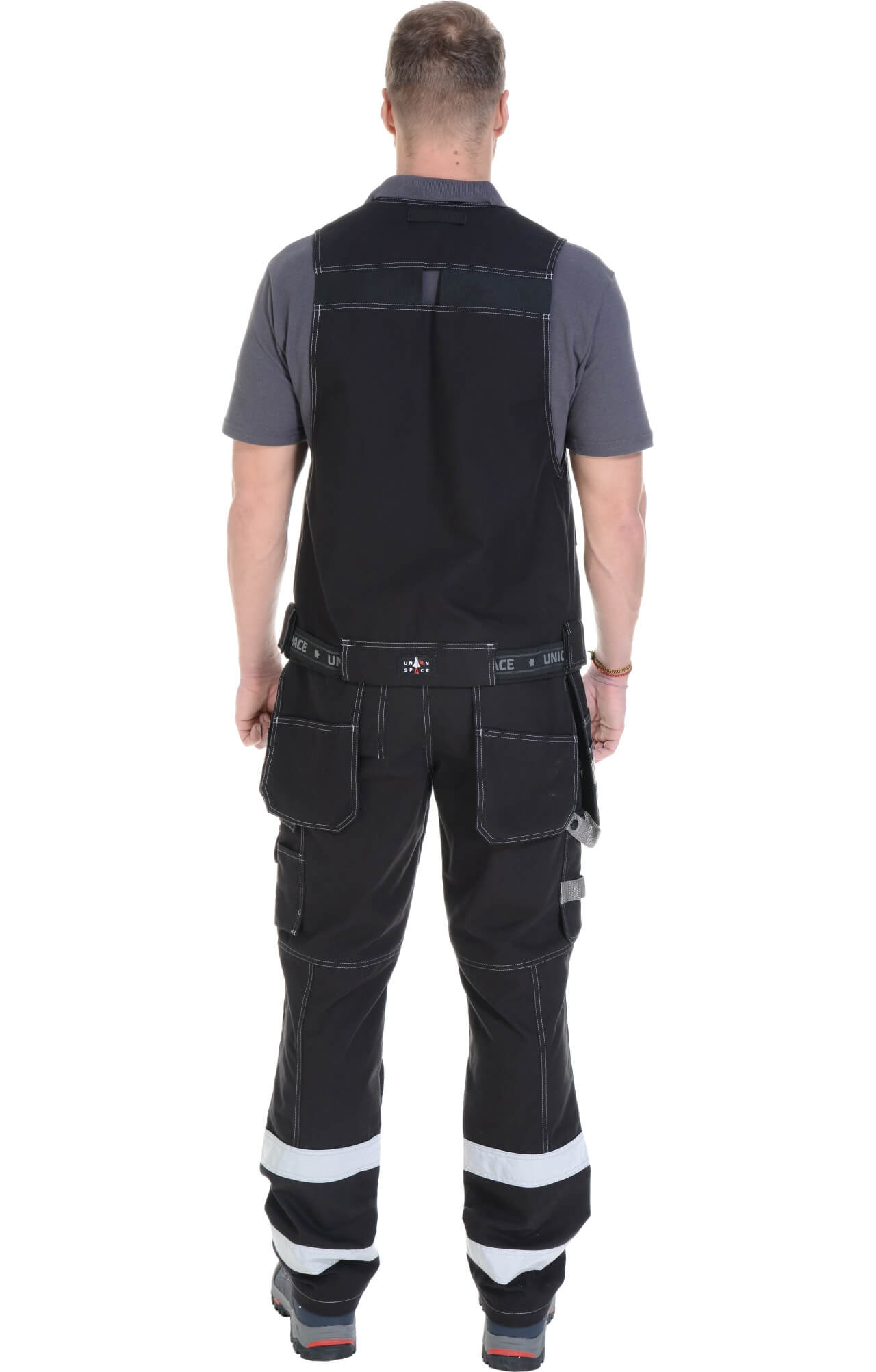 62601 Жилет  черный Union Space  Летняя спецодежда  размер 60-62  - Вид №10