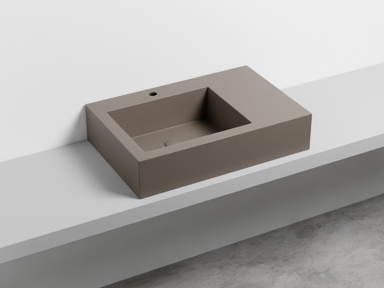 NALAMSX-AN Керамическая раковина с 1-им отверстием, чаша слево cielo I Narcisi Ceramica Cielo