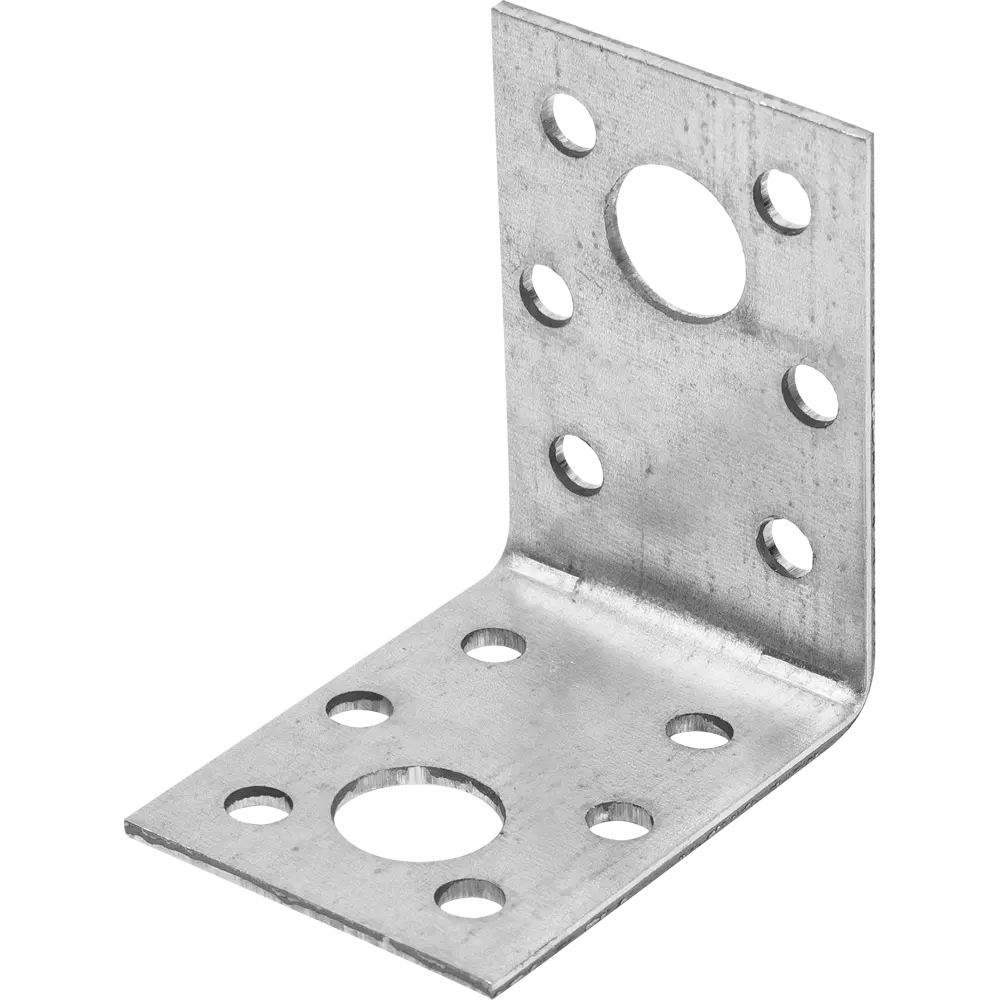 Угол крепежный KU 50x50x35x1.8 оцинкованная сталь цвет серебро 18739225 STLM-2003471 Santreyd 