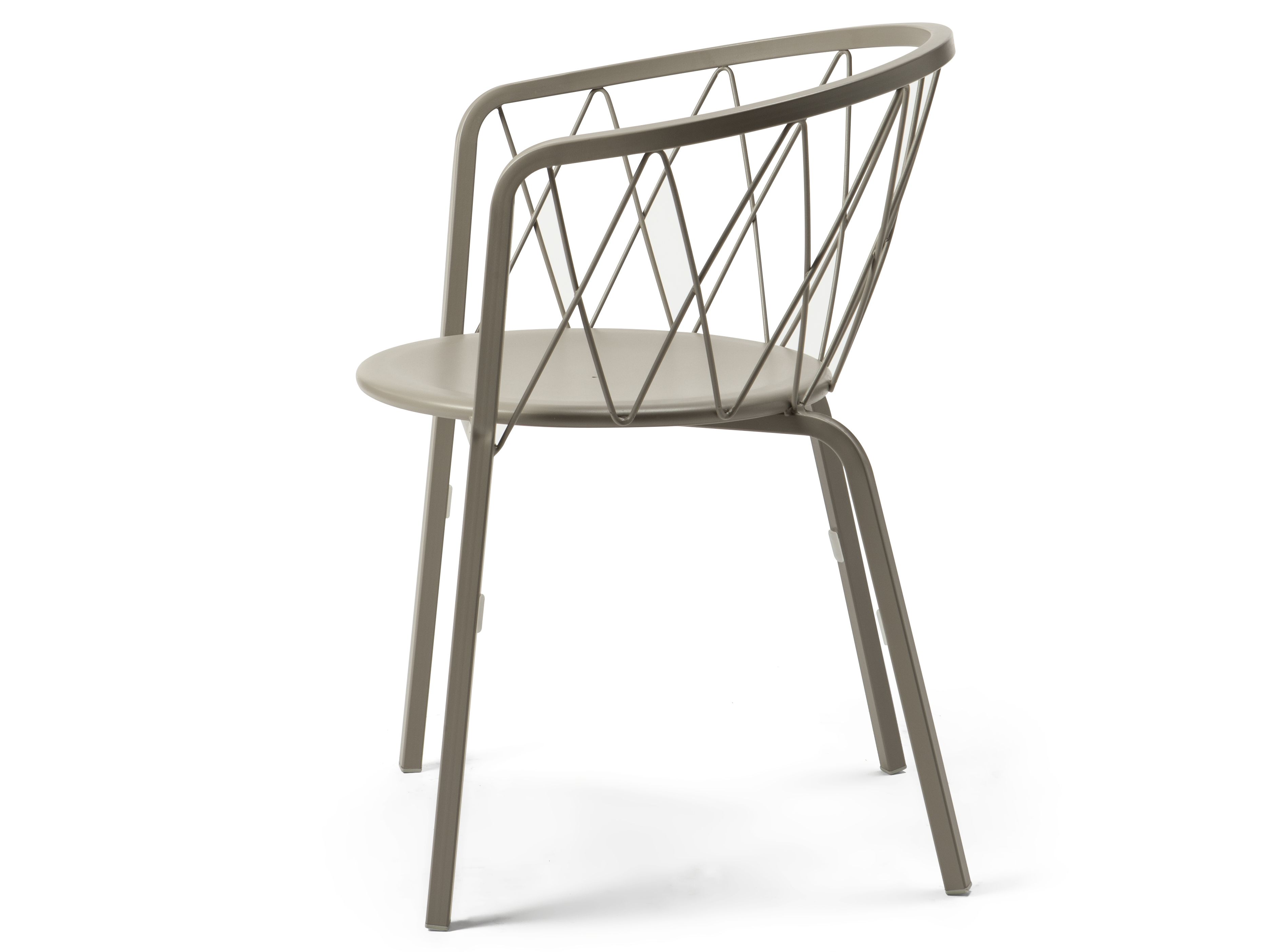 Металлический штабелируемый садовый стул с подлокотниками Vermobil Daisy ARCH-00025999 - Вид №1