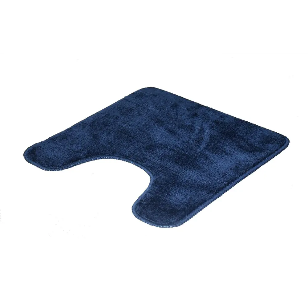 Коврик для туалета SWENSA Merci - антискользящий темно-синий 45×45 см 89414003 STLM-1564571