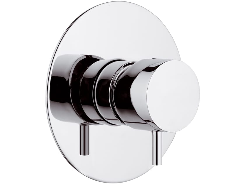 Латунный встраиваемый однорычажный смеситель для душа с пластиной Daniel Rubinetterie Tokyo ARCH-00028899