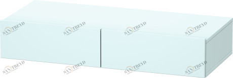DS827000909 Полочка с ящиком DuraStyle #DS8270 1000 x 440 мм Светло-голубой матовый декор Duravit