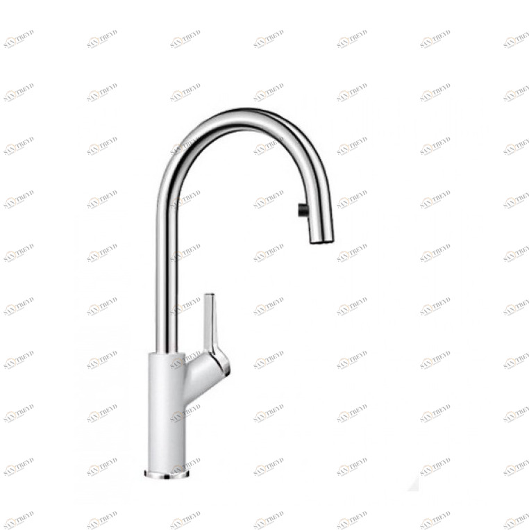 Смеситель для кухни Carena с выдвижным изливом 520984 BLANCO