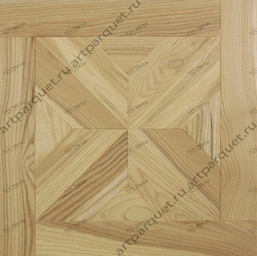 Модульный паркет Kochanelli Верона F-001 Ясень Натур (Гладкая) 470х470 мм 1100600010