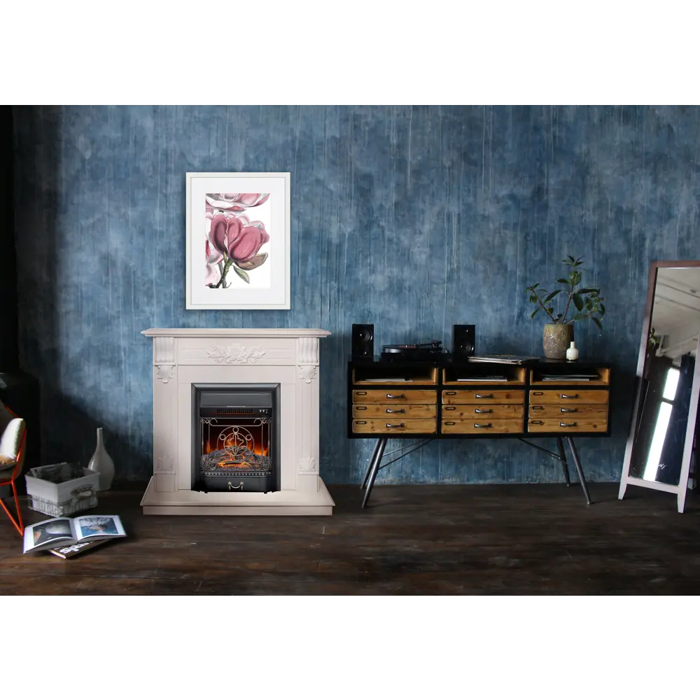 REALFLAME Ottawa - элегантный портал для электрокамина в стиле белого камня 18224150 STLM-1499841 - Вид №9