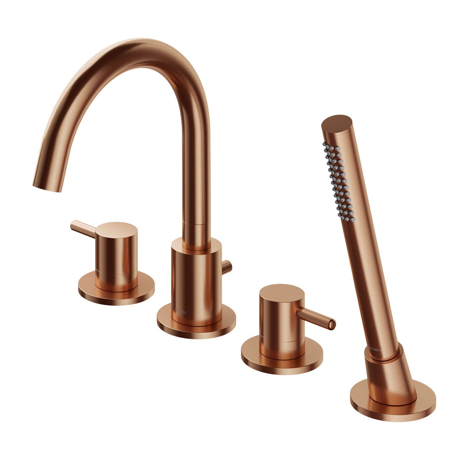 Смеситель для ванны с 4 отверстиями и ручным душем OMNIRES Y ARCH-00055151 - Вид №2