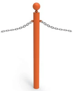 City Design Стационарная стальная стойка для цепей