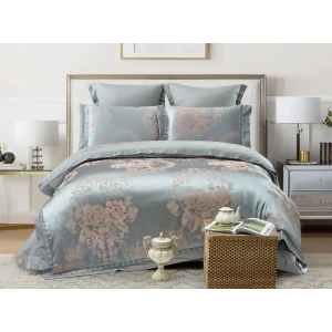 91299436 Комплект постельного белья Cristelle Venice TJ113-70 код1093, евро, жаккард, разноцветный STLM-1026887