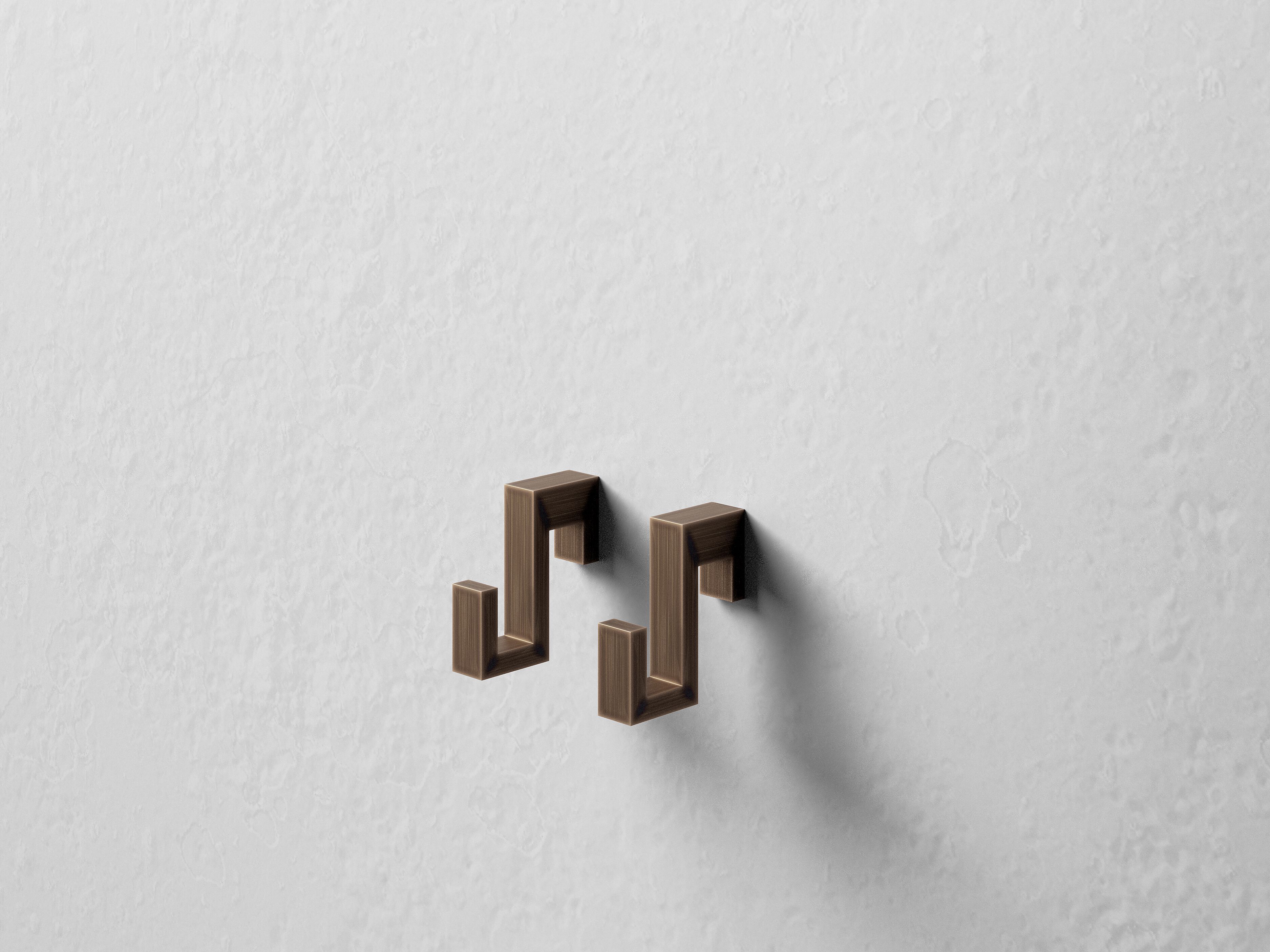 Настенный крючок RBM More MORE MONDRIAN COLLECTION ARCH-00033998 - Вид №2