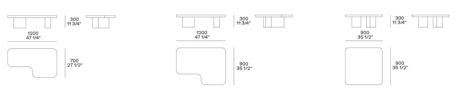 Низкий журнальный столик для гостиной Poliform Ernest ARCH-00096215 - Вид №2