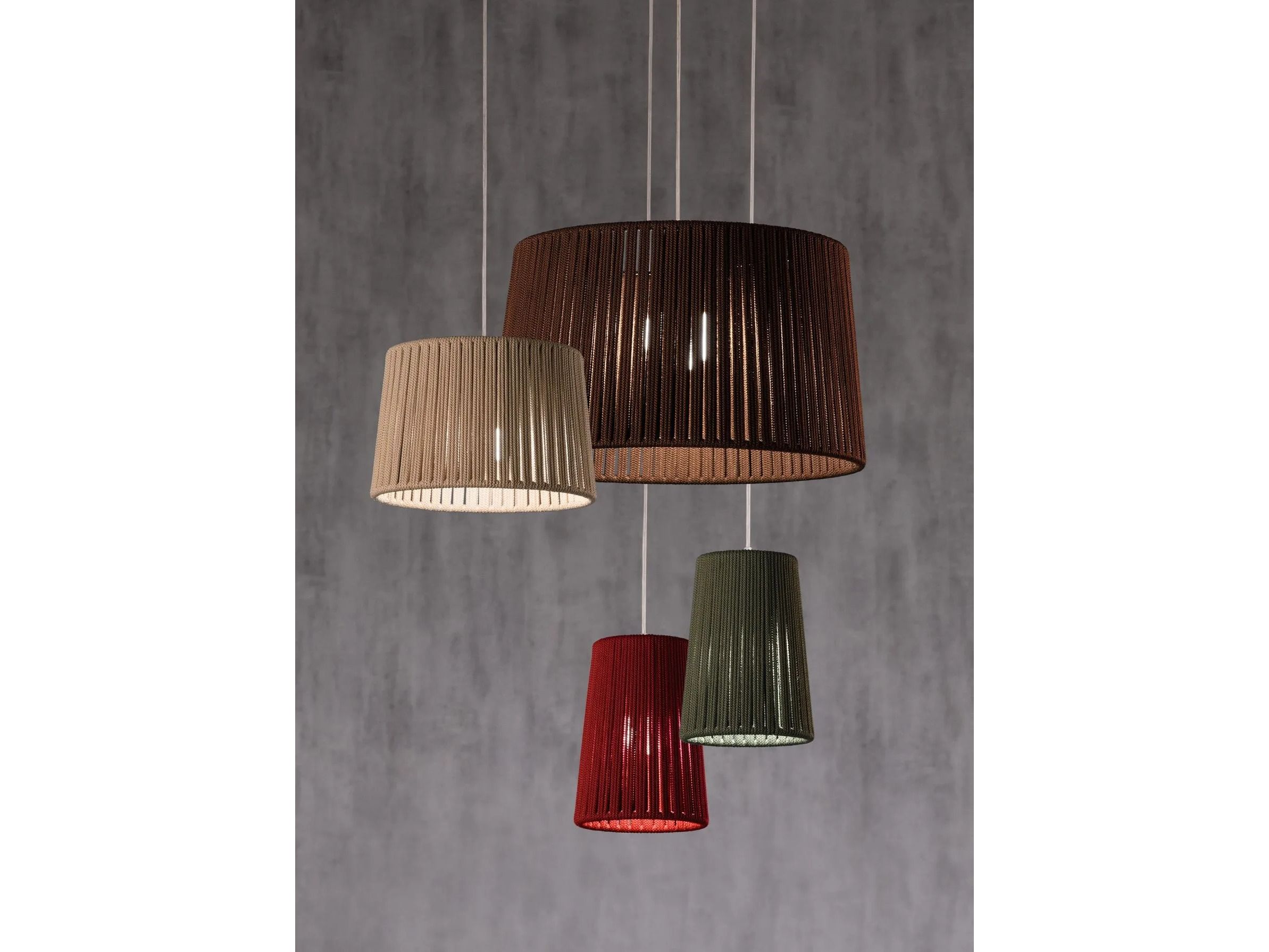 Веревка ручной работы светодиодный подвесной светильник Olé Lighting Барабан ARCH-00149262 - Вид №4
