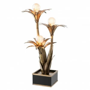 Настольная лампа Palm Springs от Eichholtz 110253 EICHHOLTZ ФЛОРИСТИКА 062060 Золото;прозрачный