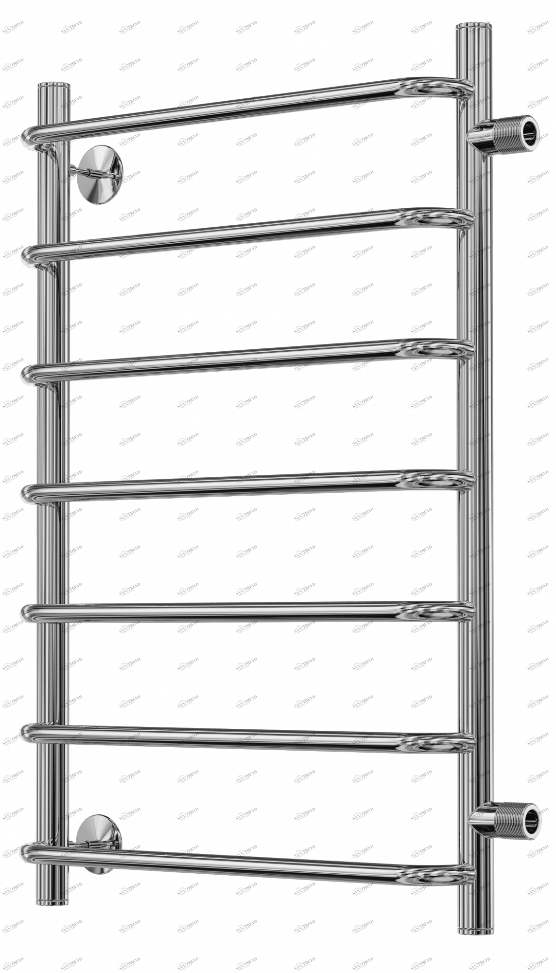 4670030725332 ЭКОНОМ Стандарт П7 500х796 б/п 600 Полотенцесушитель TERMINUS RAL 9005 матовый