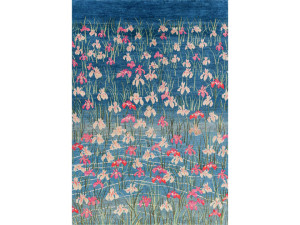 Прямоугольный шерстяной ковер