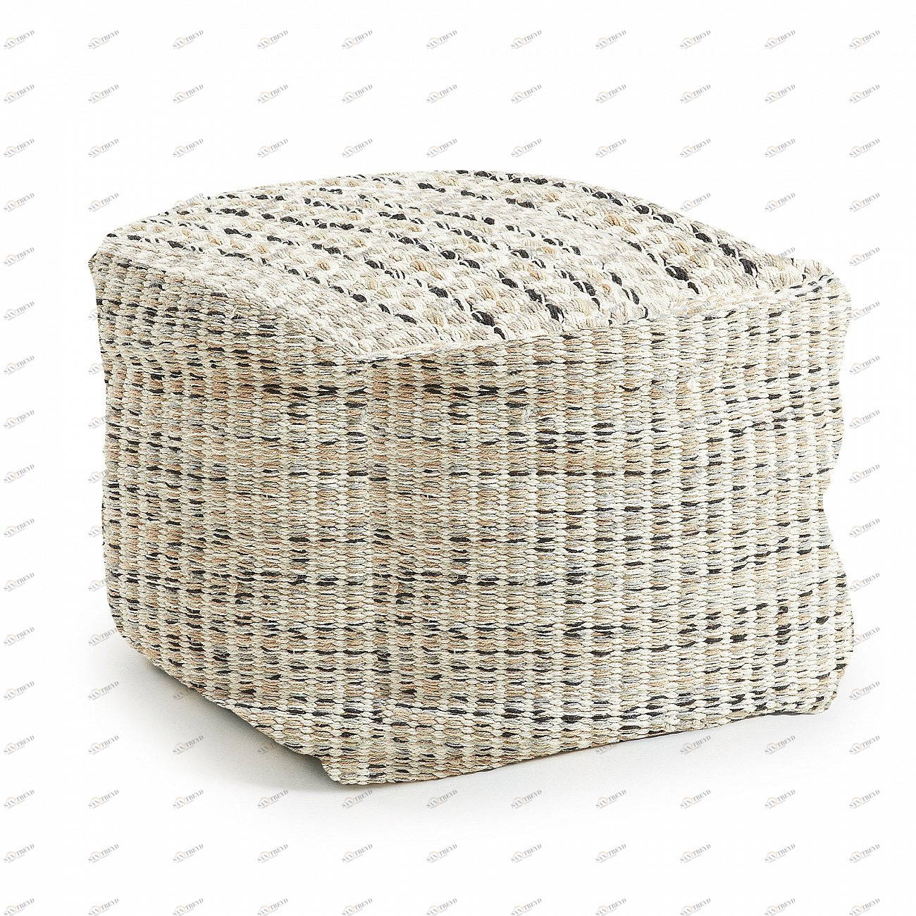 Пуф Java серый BARCELONA DESIGN ДИЗАЙНЕРСКИЕ 151606 Серый 