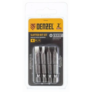 90663625 Бита прямая Denzel 7711313 SL9x50 мм, 5 шт STLM-1364840