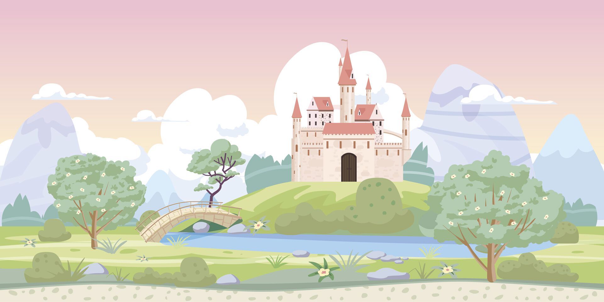 Панорамные обои для детей Rimura 2025 ARCH-00146767 - Вид №1