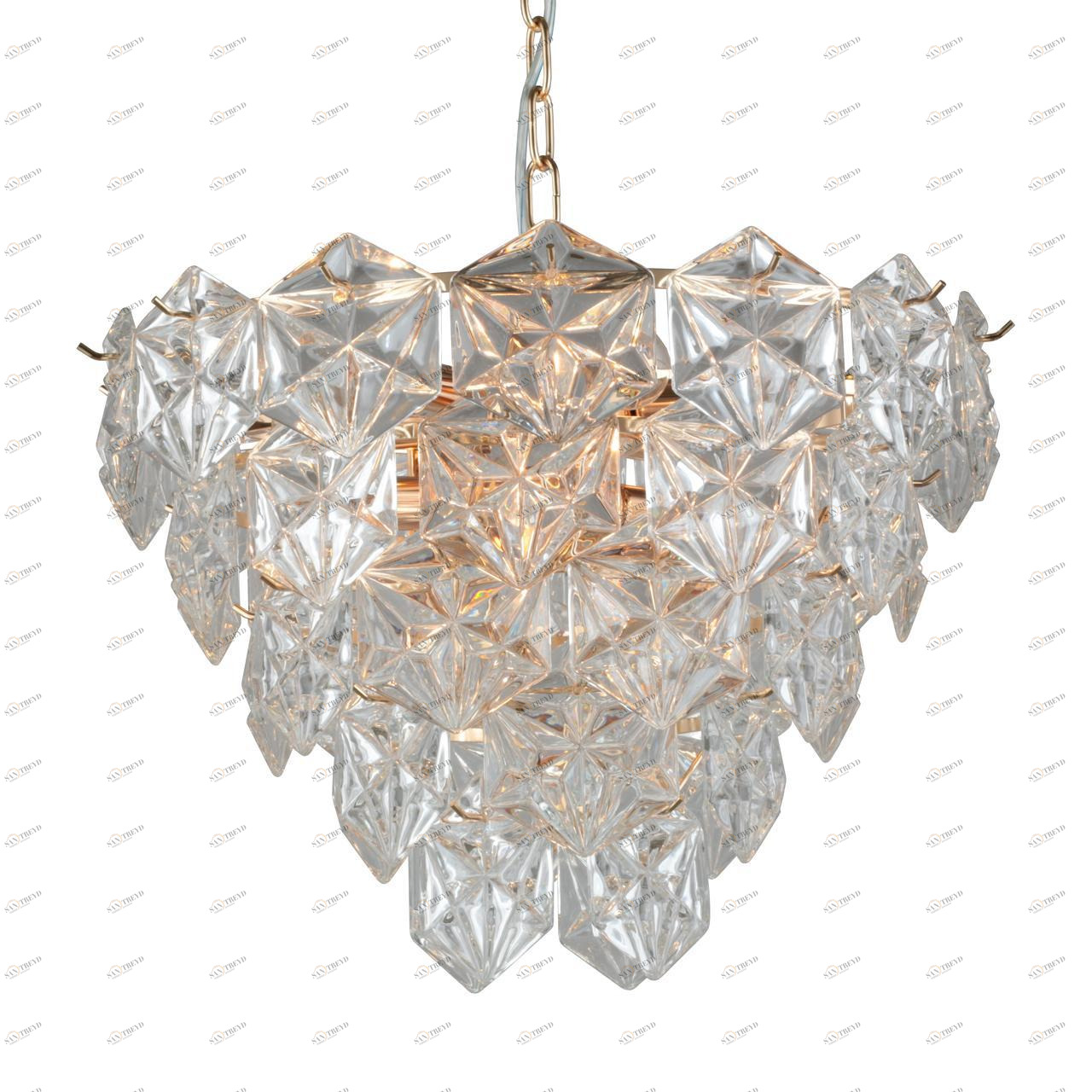Подвесная люстра Omnilux Pinzolo OML-72313-09 OMNILUX ДИЗАЙНЕРСКИЕ, PINZOLO 279748 Золотой 