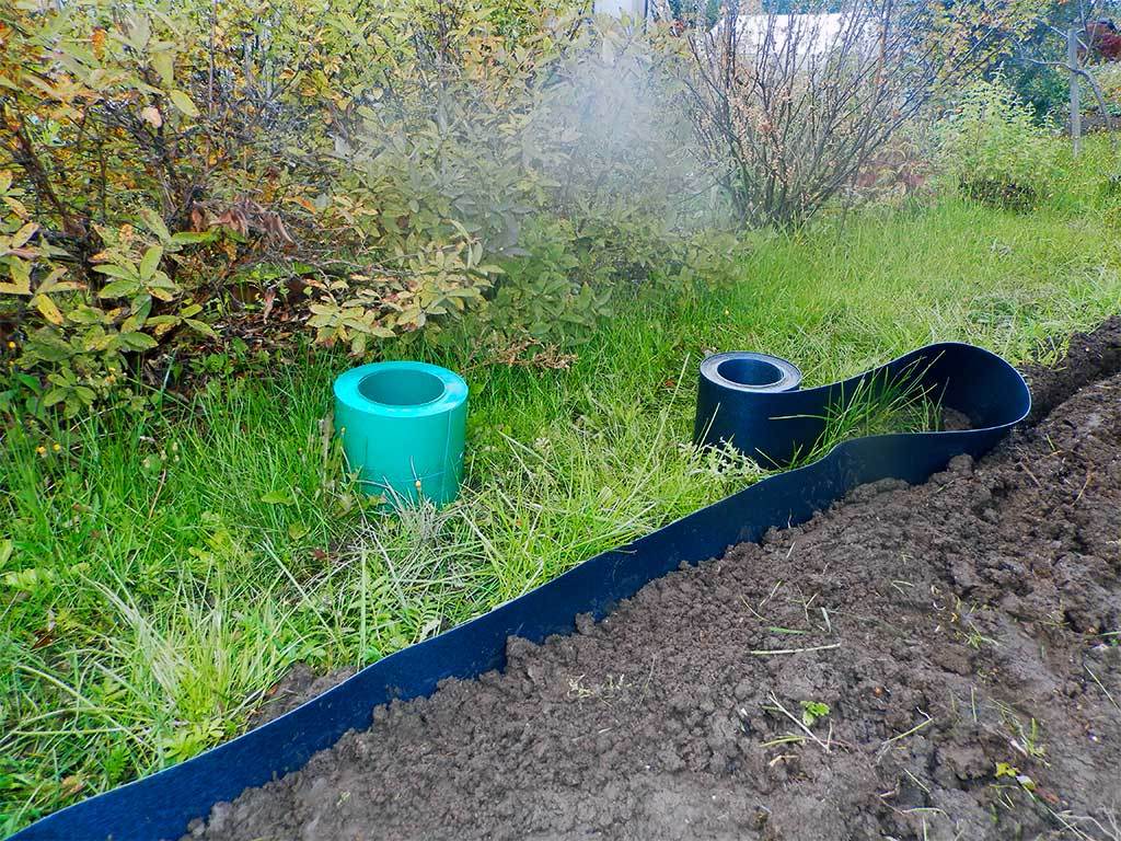 Лента бордюрная 150 мм x 10 м, 2 мм ГеоПластБорд GPBST-53 - Вид №7