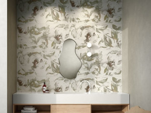 Напольное покрытие из керамогранита с эффектом ткани