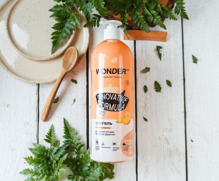 6067 Экогель для мытья посуды, овощей и фруктов (фрукты) Вкусляндия 