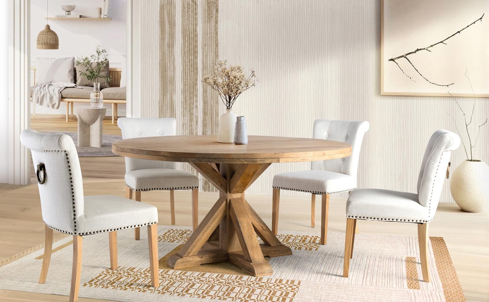 Мягкий стул из ткани Giner y Colomer 1533 ARCH-00087471 - Вид №1